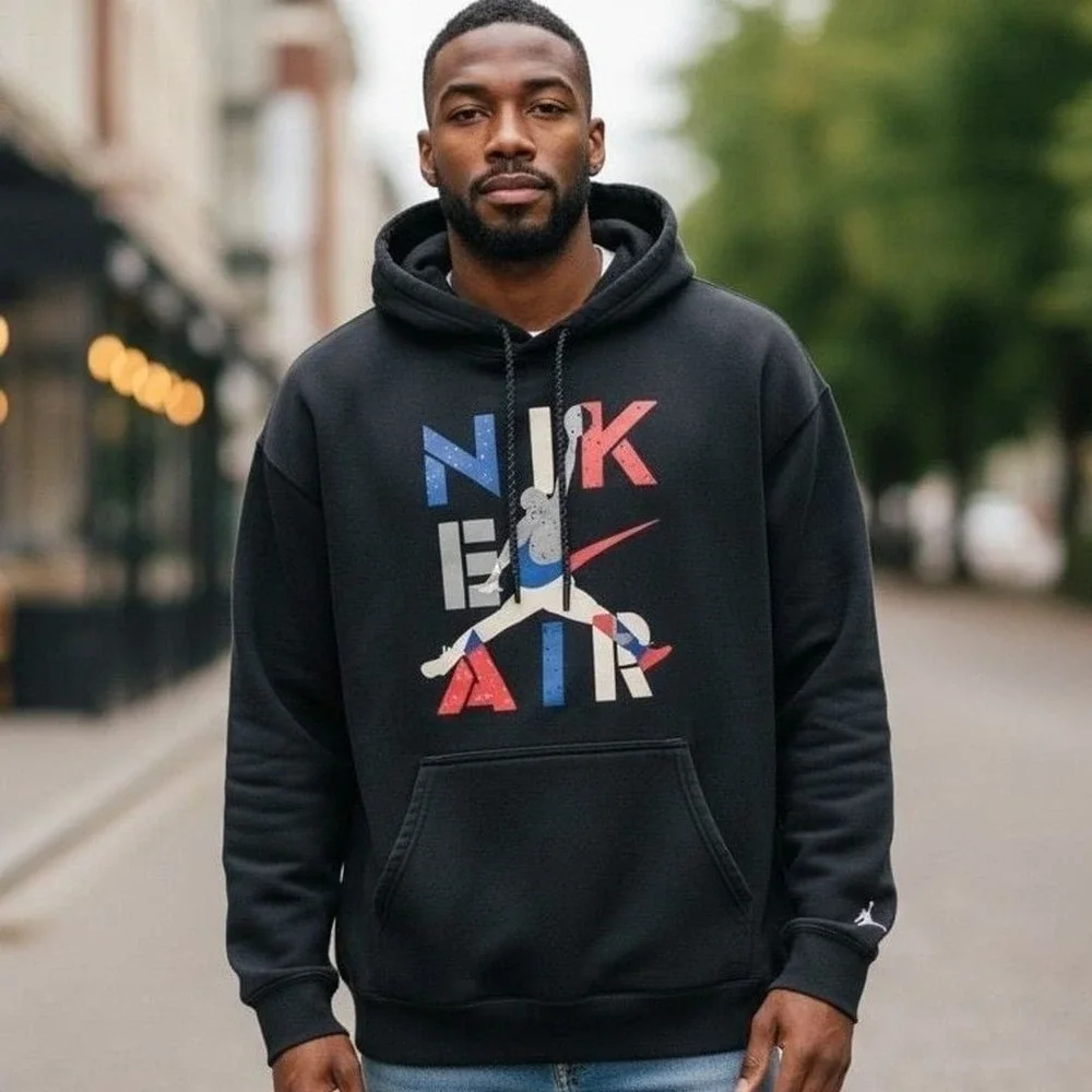 Jordan Legacy AJ4 Pullover Hoodie Black